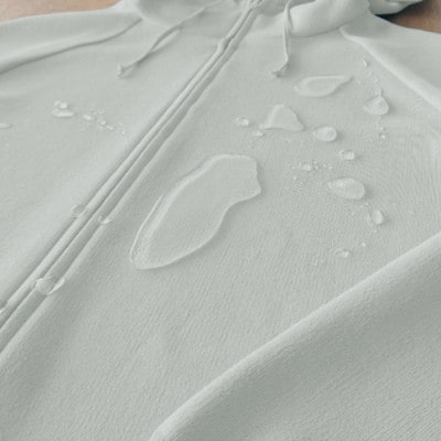 はっ水ニットパーカーS～M(ネイビー)