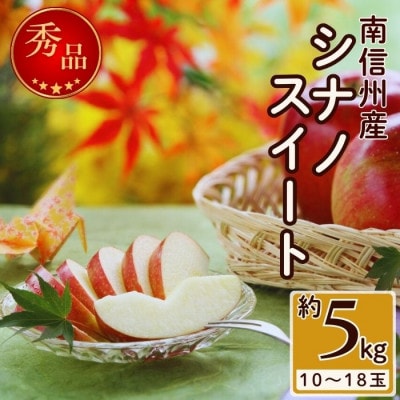 甘味たっぷり!【南信州産】シナノスイート　約5kg