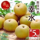 2026年発送【南信州産】 幸水　約5kg　秀品 <8月中旬~順次発送>