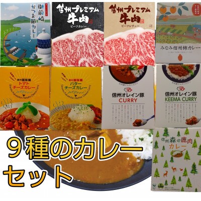 南信州仕立て9種のカレーセット