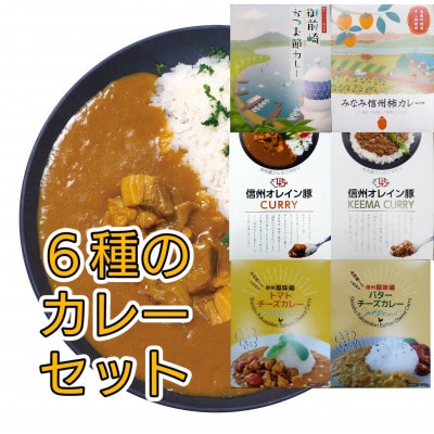 南信州仕立て6種のカレーセット