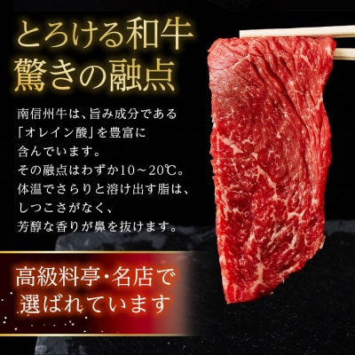信州プレミアム牛肉 南信州牛 特選焼肉用 500g