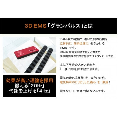 3D EMS「グランパルス」トレーニング器具