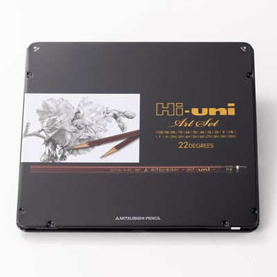 【川西町・飯豊町共通返礼品】JETSTREAM3色 ダークネイビー/Hi uni アートセット