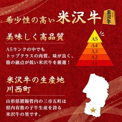 【特選米沢牛A-5】サーロインステーキ　320g(160g×2枚)