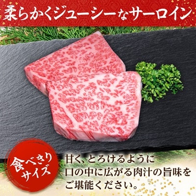 【特選米沢牛A-5】サーロインステーキ　320g(160g×2枚)