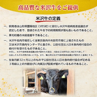 【特選米沢牛A-5】モモブロック　1.6kg
