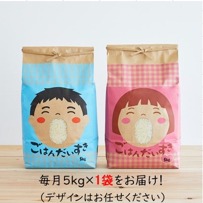 2023年9月発送開始『定期便』山形県産　はえぬき　5kg(5kg×1袋)全6回