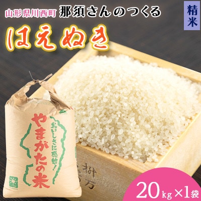 【令和7年産 】山形県産【はえぬき】精米20kg(20kg×1袋)
