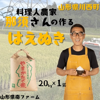 【令和7年産 】山形県産【はえぬき】精米20kg(20kg×1袋)