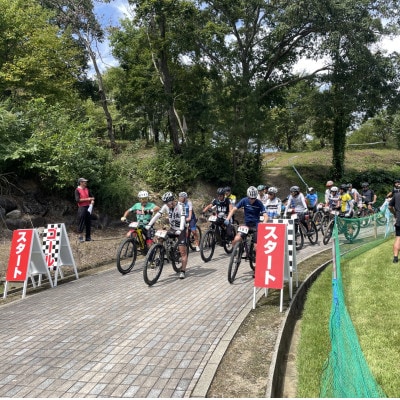 第28回 ダリヤカップ キッズA 幼児補助輪あり エントリー権 マウンテンバイク大会 山形県川西町