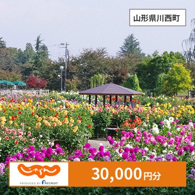 【じゃらんふるさと納税クーポン】 山形県川西町でつかえる30,000円 クーポン