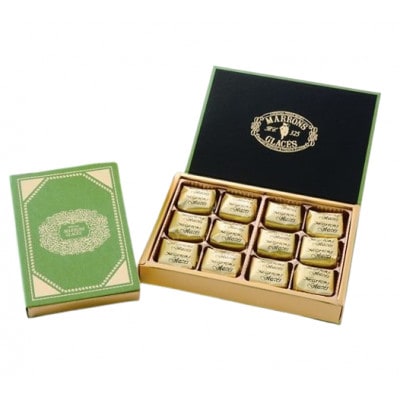 マロングラッセ　12個　(緑箱入り真空タイプ)