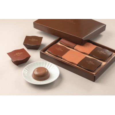 リッチチョコレートプリン　6個詰