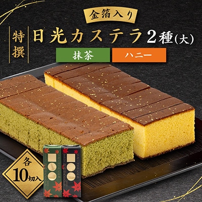 金箔入り特撰日光カステラ大セット