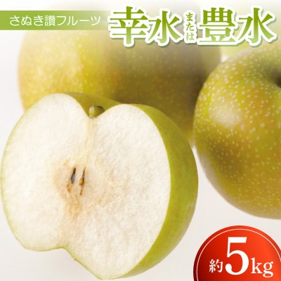 さぬき讃フルーツ「幸水または豊水」約5kg【令和7年8月発送】