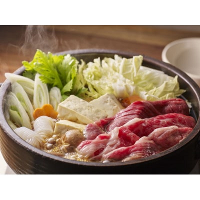 【金ラベル】オリーブ牛バラすき焼き用(約600g)