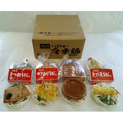 新・冷凍調理うどん8食セット(カレー入り)