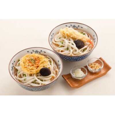 さぬき小豆島手延べ冷凍えび天・かき揚げうどん12食
