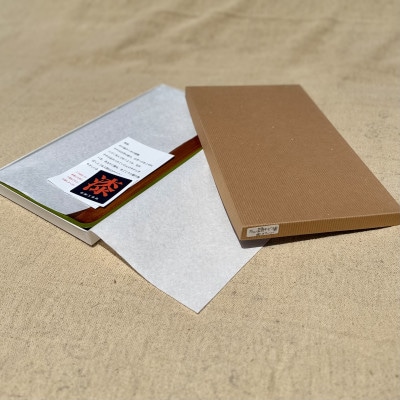 【香川漆器】35cm長角サービス盆 スリ漆 渕オリーブ