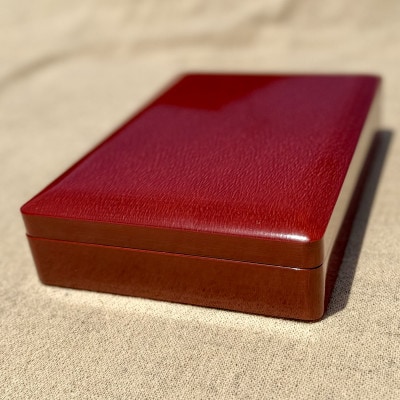 【香川漆器】角硯箱　後藤塗