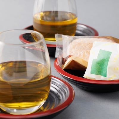 【香川漆器】13.5cm多用茶托　象谷渕朱5枚組