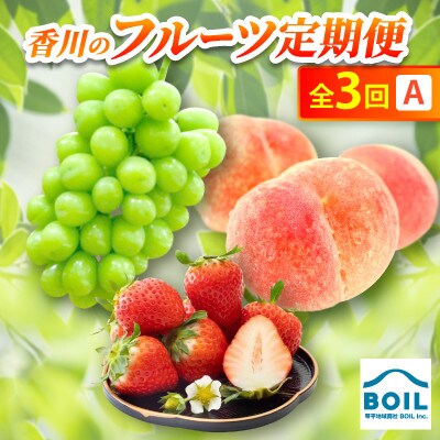 【発送月固定定期便】香川のフルーツ(3A)全3回