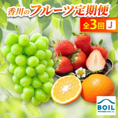 【発送月固定定期便】香川のフルーツ(3J)全3回