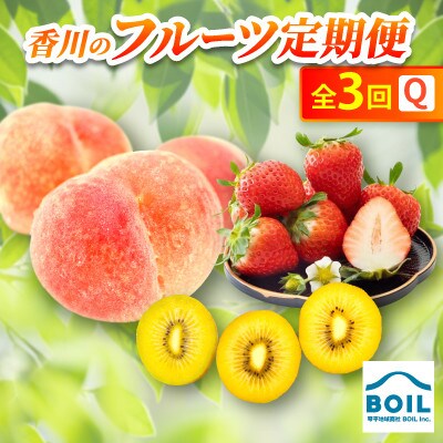 【発送月固定定期便】香川のフルーツ(3Q)全3回