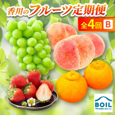 【発送月固定定期便】香川のフルーツ(4B)全4回