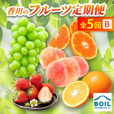【発送月固定定期便】香川のフルーツ(5B)全5回