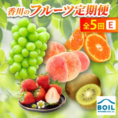 【発送月固定定期便】香川のフルーツ(5E)全5回
