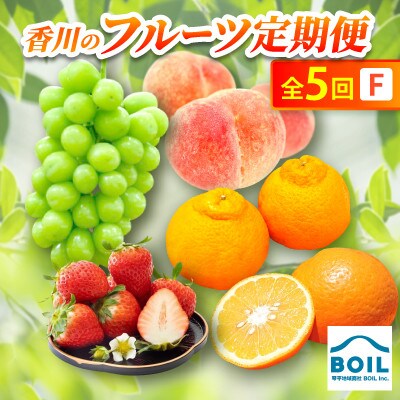 【発送月固定定期便】香川のフルーツ(5F)全5回