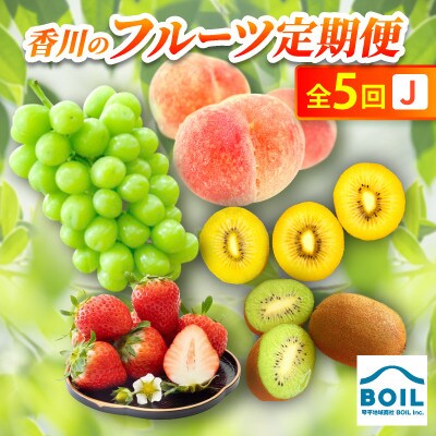 【発送月固定定期便】香川のフルーツ(5J)全5回