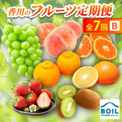 【発送月固定定期便】香川のフルーツ(7B)全7回