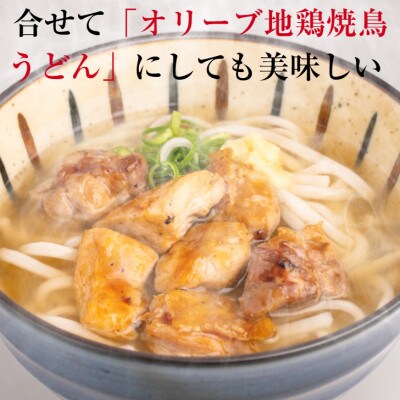 讃岐うどんと香川名産品「オリーブ地鶏」の焼鳥