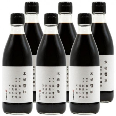 小豆島 丸島醤油 木桶醤油 360ml 6本