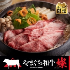 さとふる限定[日本一受賞:牛肉]やまぐち和牛燦(きらめき)肩ローススライス 800g『シート包み』