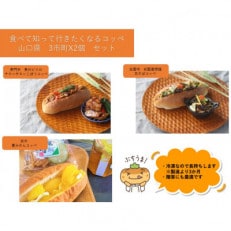 食べて知って行きたくなるコッペ　山口県3市町×2個セット | ふるさと納税のお礼品