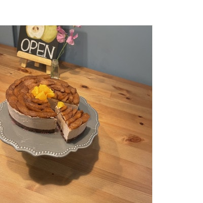 神川梨のローショコラホールケーキ(5号)と、ローショコラアイスカップ(2個)