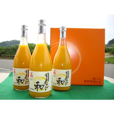 有田みかんの和　720ml×3本入