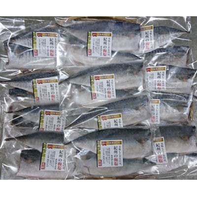 梅塩使用の塩サバフイレ2枚入り12袋セット