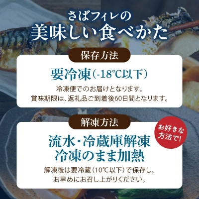 塩さばフィレ24枚入(真空パック入)