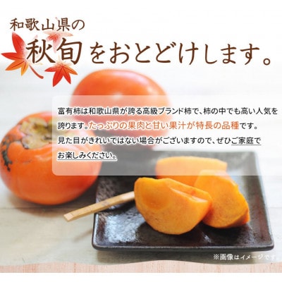 【ご家庭用わけあり】和歌山秋の味覚　富有柿　約3.5kg