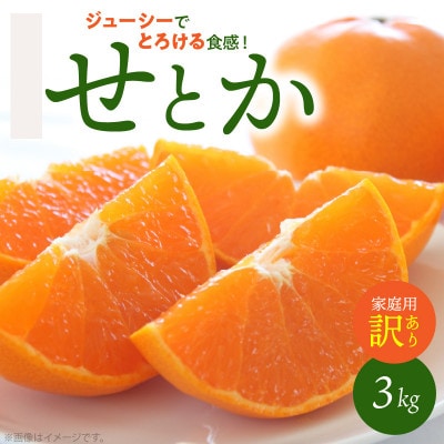 【2027年3月上旬より順次発送】【ご家庭用訳あり】紀州湯浅産　せとか　約3kg