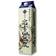 紀州の地酒　富士白無限　ふじしろむげん　《麦》 25度 2L×6パック