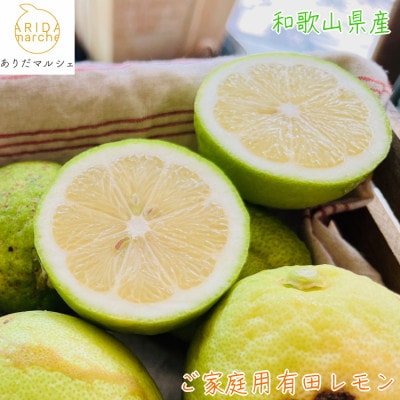 【先行受付 9月下旬～発送】ご家庭用有田レモン　約5kg【ノーワックス・ノー防腐剤】