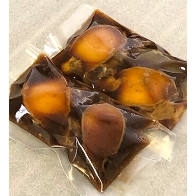 【2024年9月上旬発送】和歌山産煮アワビ 姿煮 【湯浅たまり醤油使用ぶどう山椒風味】 160g