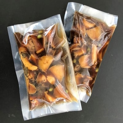 和歌山産煮アワビ スライス 【湯浅たまり醤油使用ぶどう山椒風味】 160g