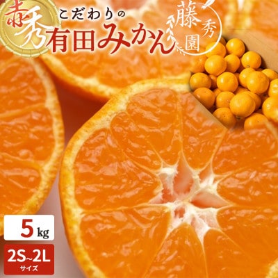 こだわりの有田みかん赤秀5kg